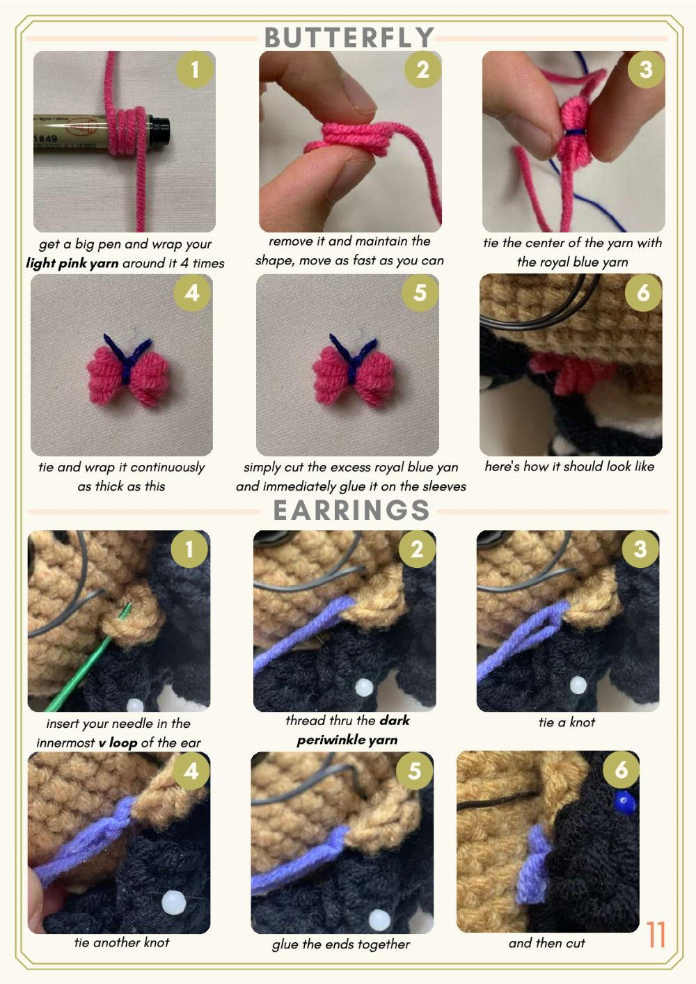 Butterfly Gift Madrigal Amigurumi Pattern