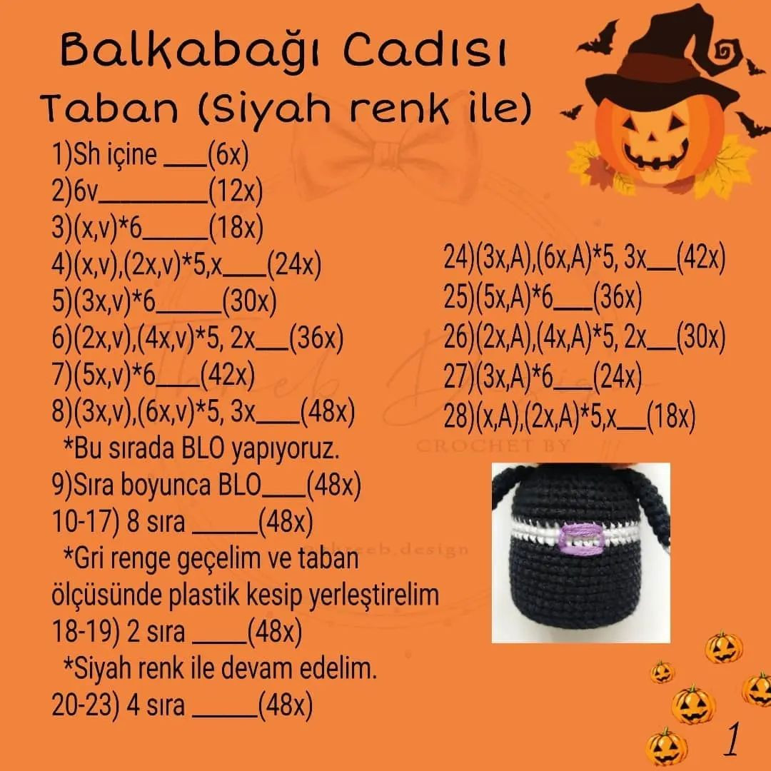 cadı kabak tığ işi modeli