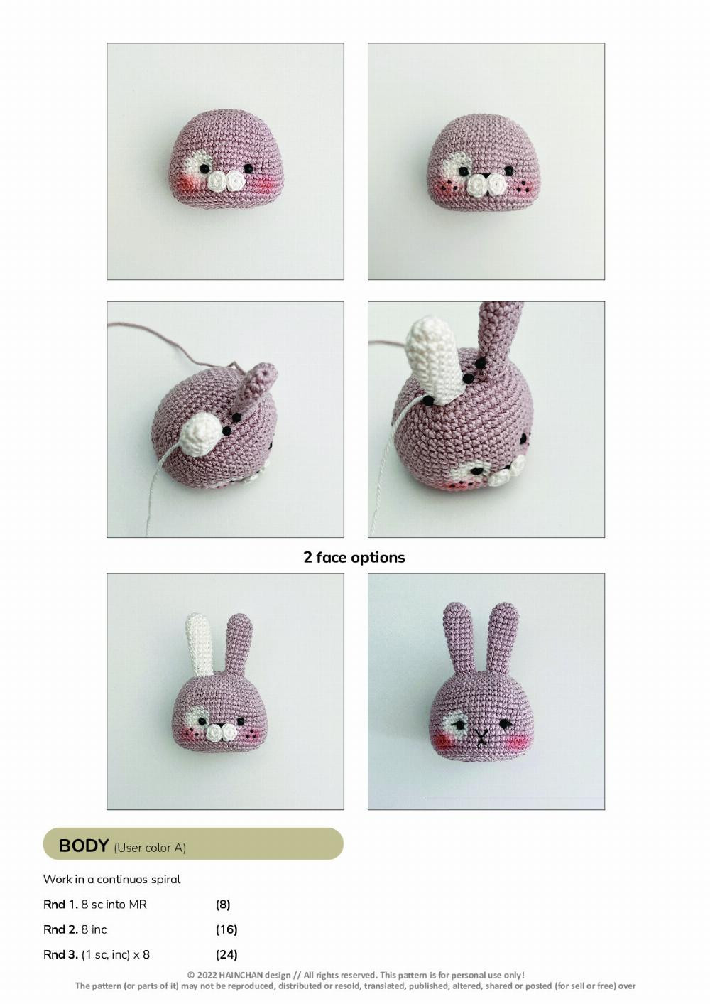 CALLA THE BUNNY CROCHET