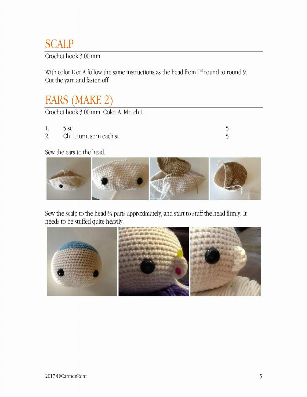 Camille Doll Crochet Pattern