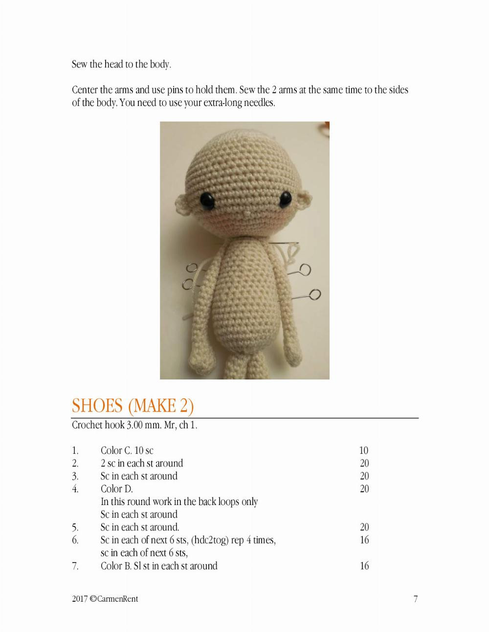 Camille Doll Crochet Pattern