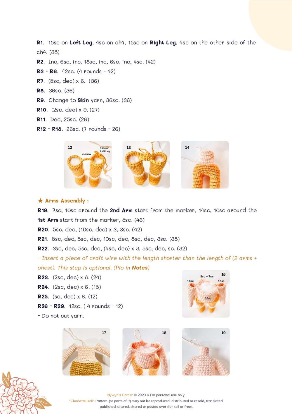 Charlotte Doll Crochet Pattern