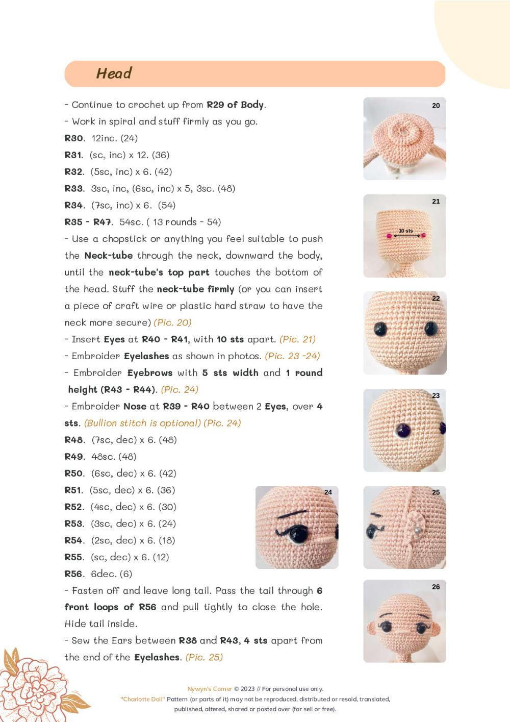 Charlotte Doll Crochet Pattern