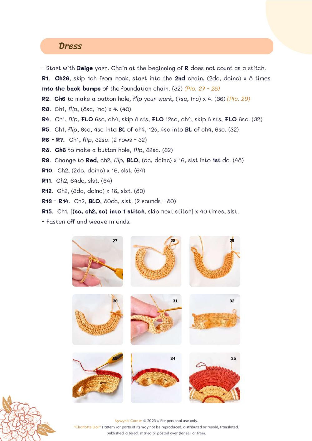 Charlotte Doll Crochet Pattern