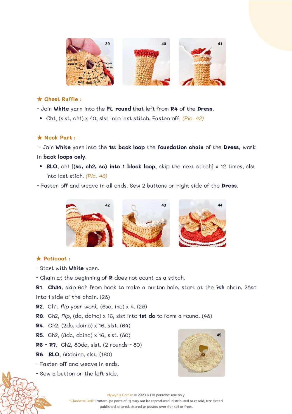 Charlotte Doll Crochet Pattern