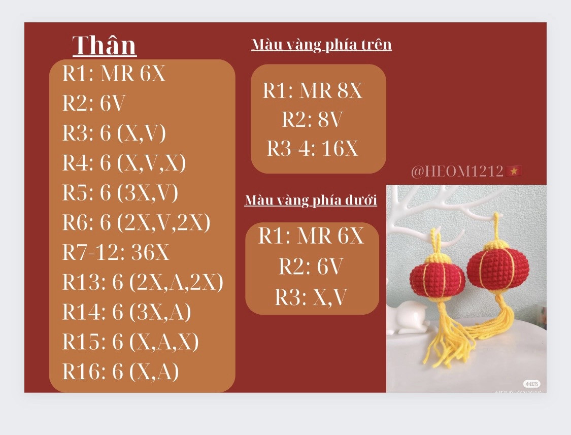 chart đèn lồng