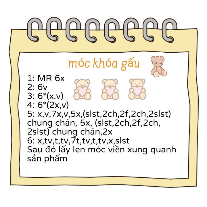 Chart móc khóa gấu béo 2d