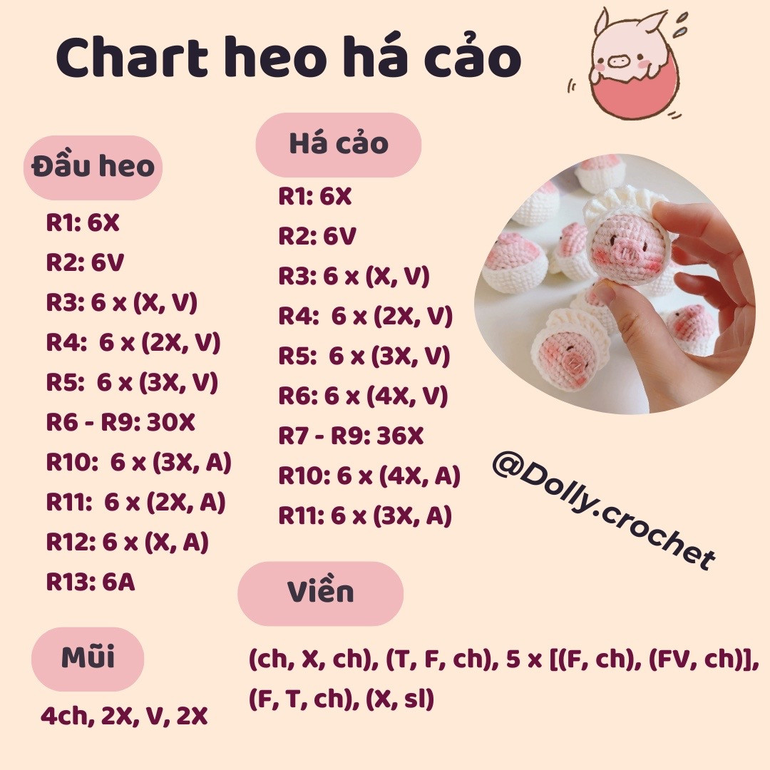 Chart móc len heo há cảo