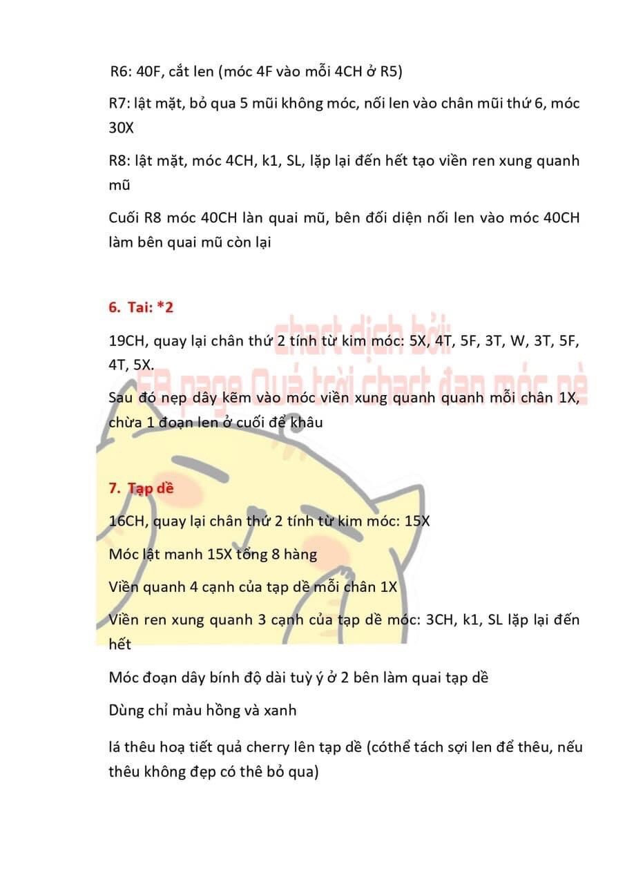 Chart móc thỏ tang tang