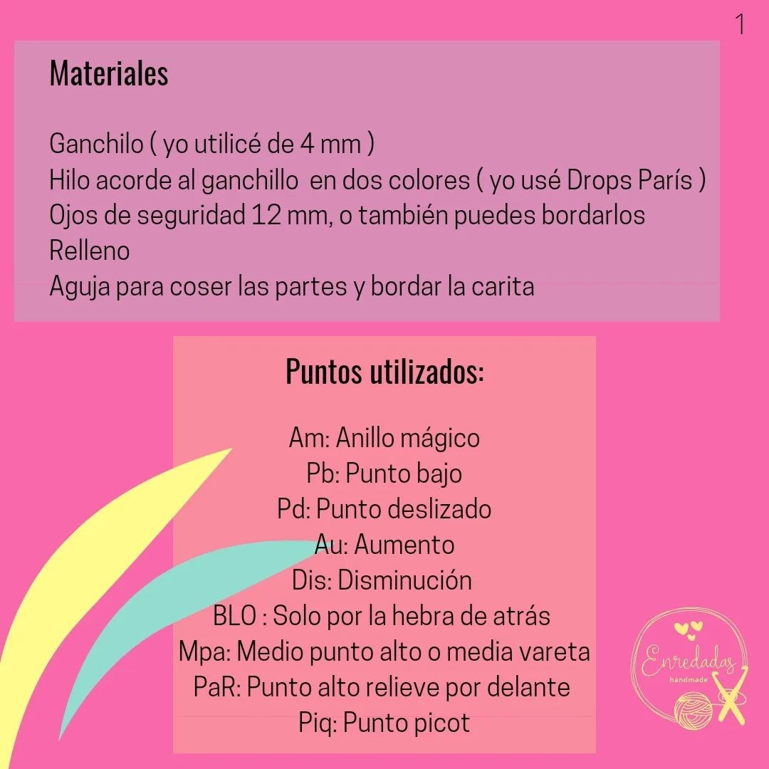 ✨️Cómo se hace ✨️ Patrón gratis ! Triceratops 🫶😊