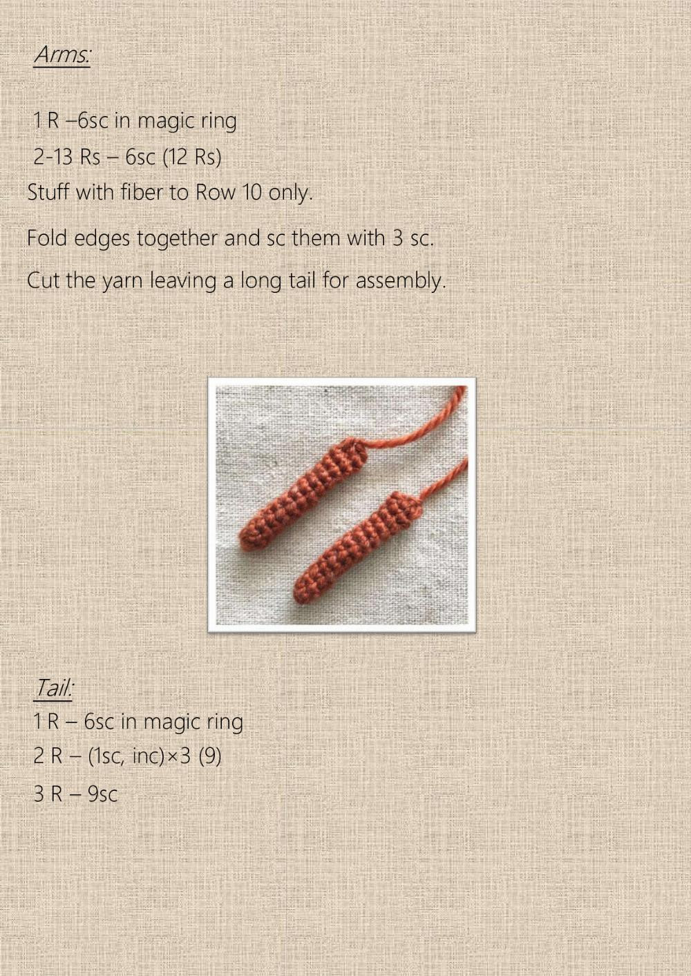 CROCHET AND KNITTING PATTERN “FOX”