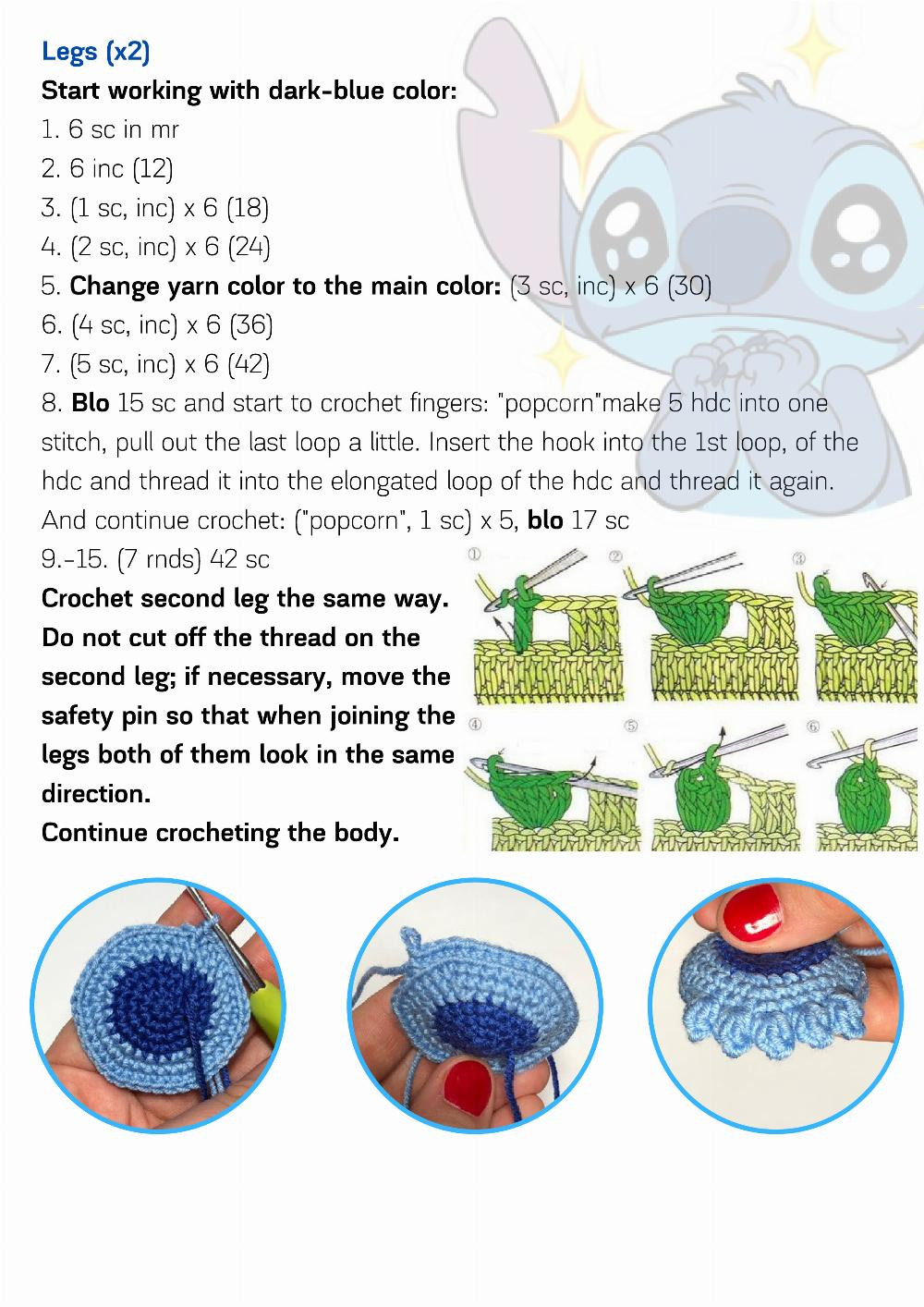 Crochet English Pattern "Stitch"