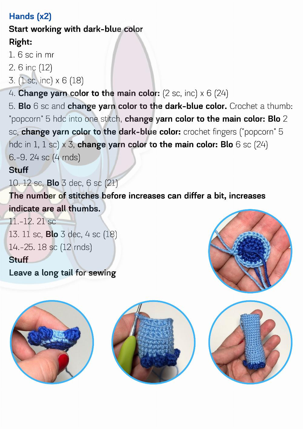 Crochet English Pattern "Stitch"