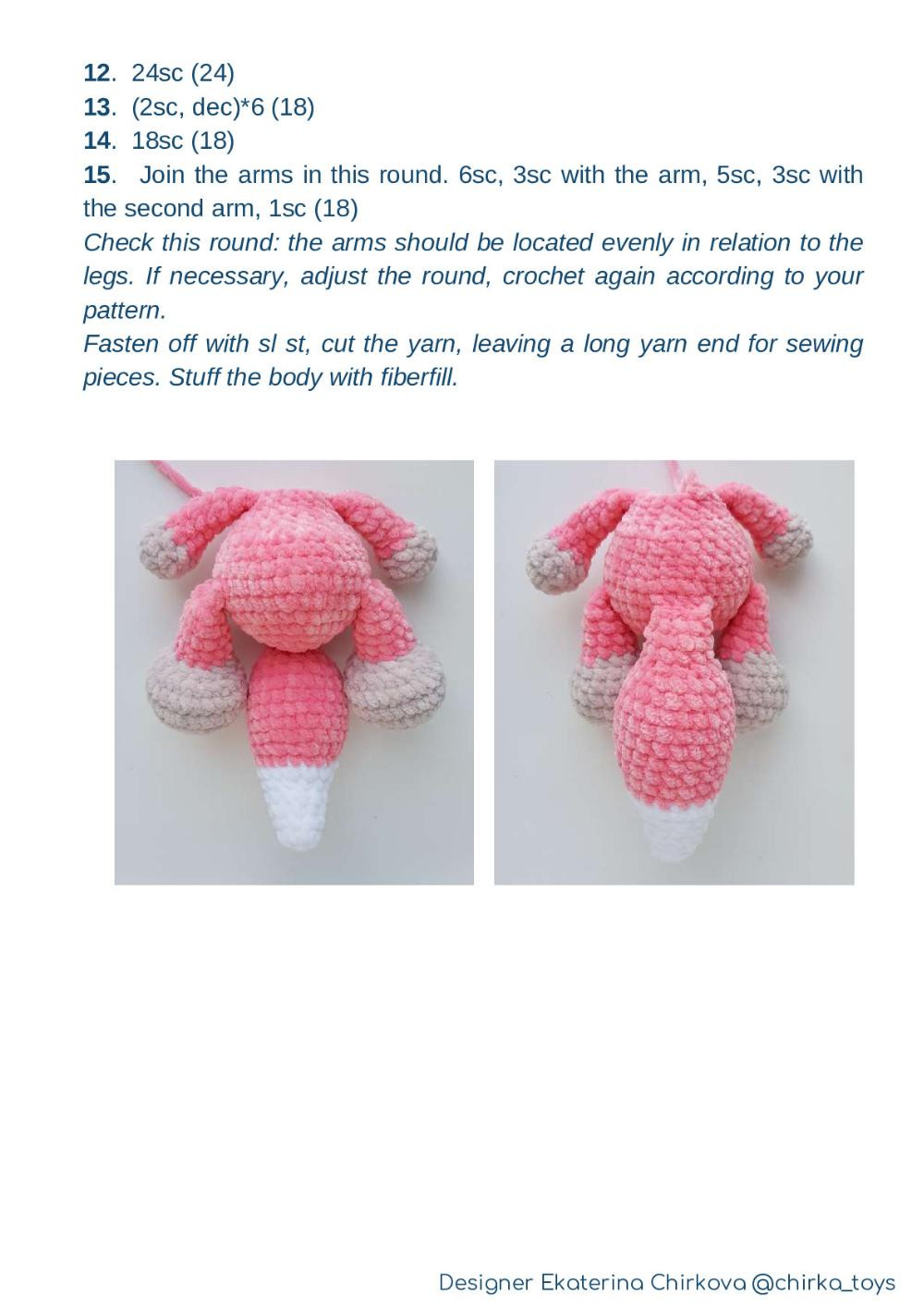 CROCHET PATTERN "FOX CUB"