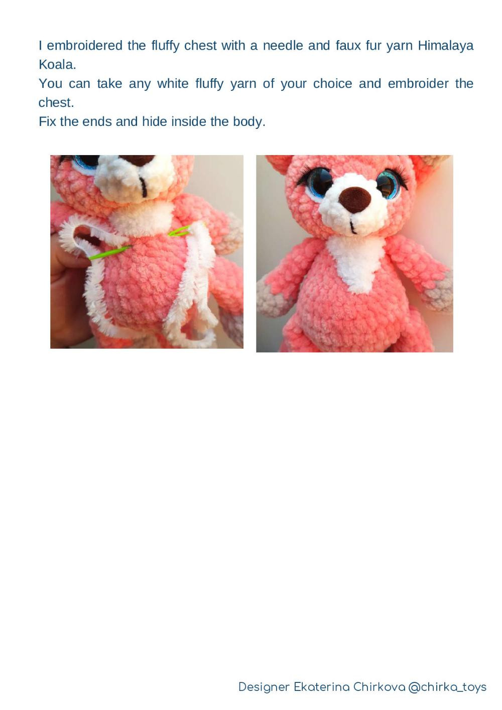 CROCHET PATTERN "FOX CUB"