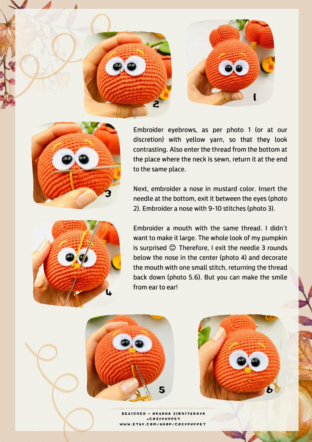 crochet pattern little pumpkin