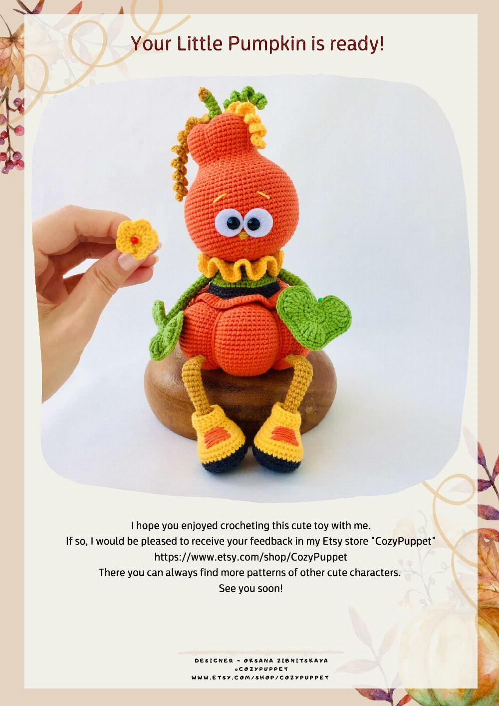 crochet pattern little pumpkin