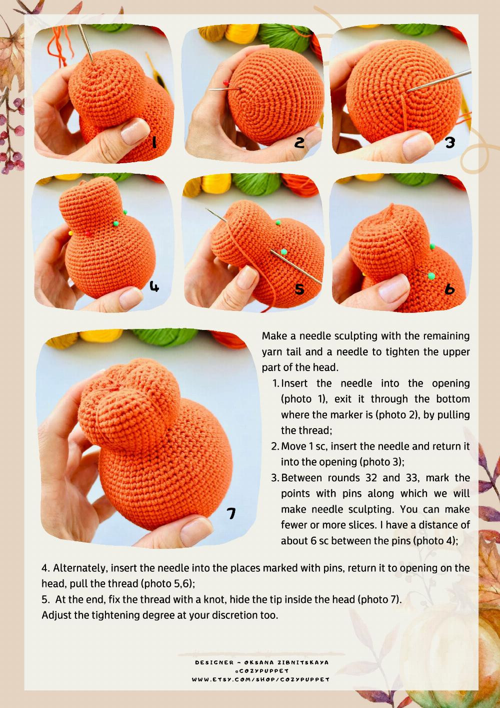 crochet pattern little pumpkin