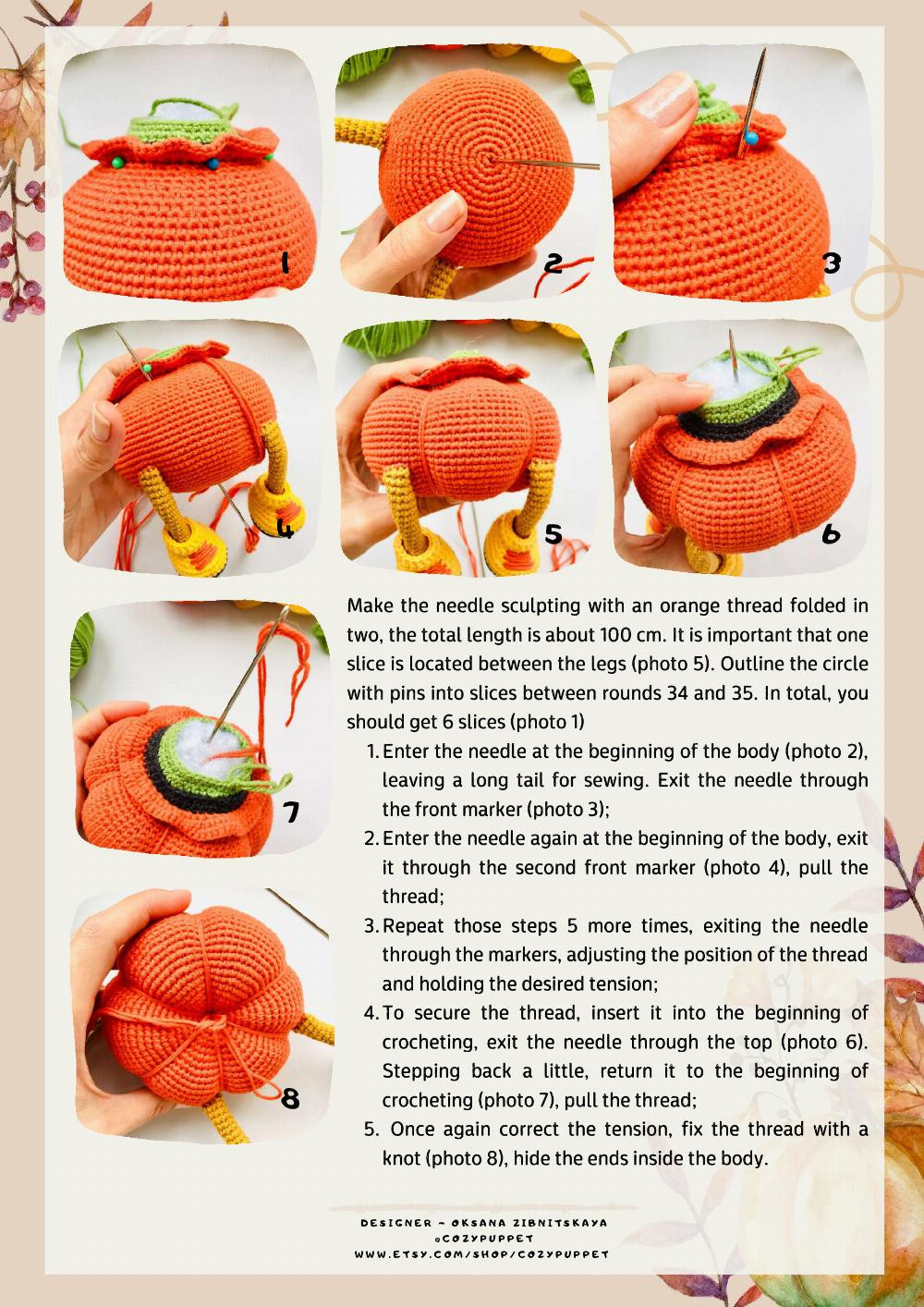 crochet pattern little pumpkin