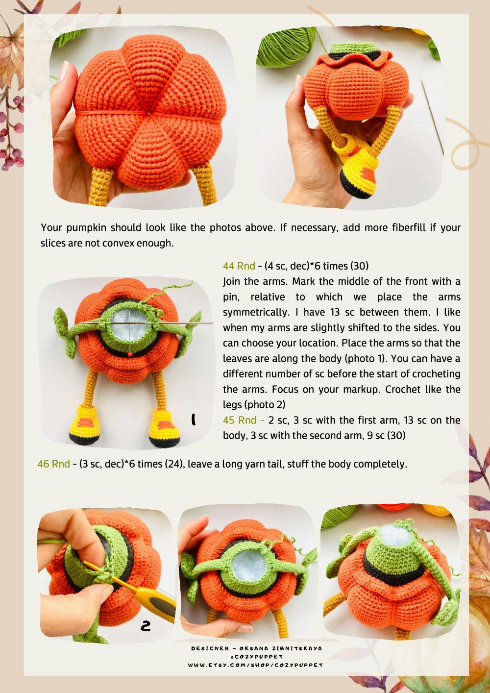 crochet pattern little pumpkin