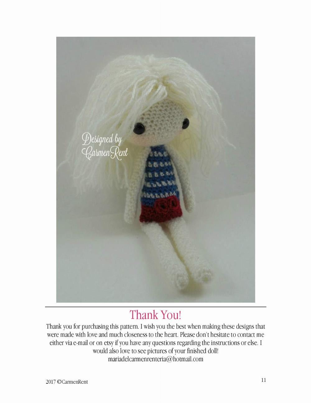 doll crochet pattern