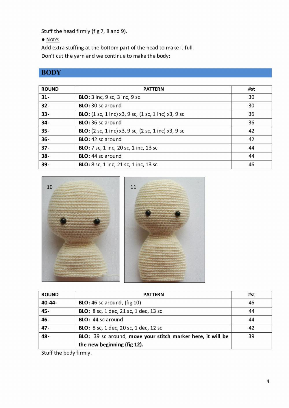 Dora the lamb crochet pattern