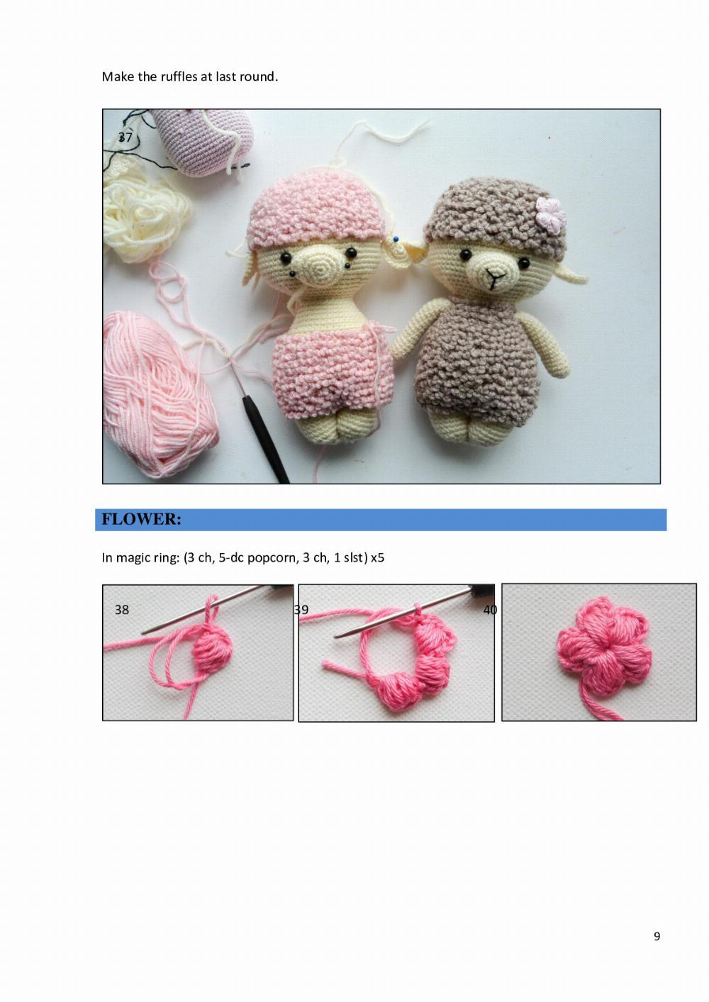 Dora the lamb crochet pattern