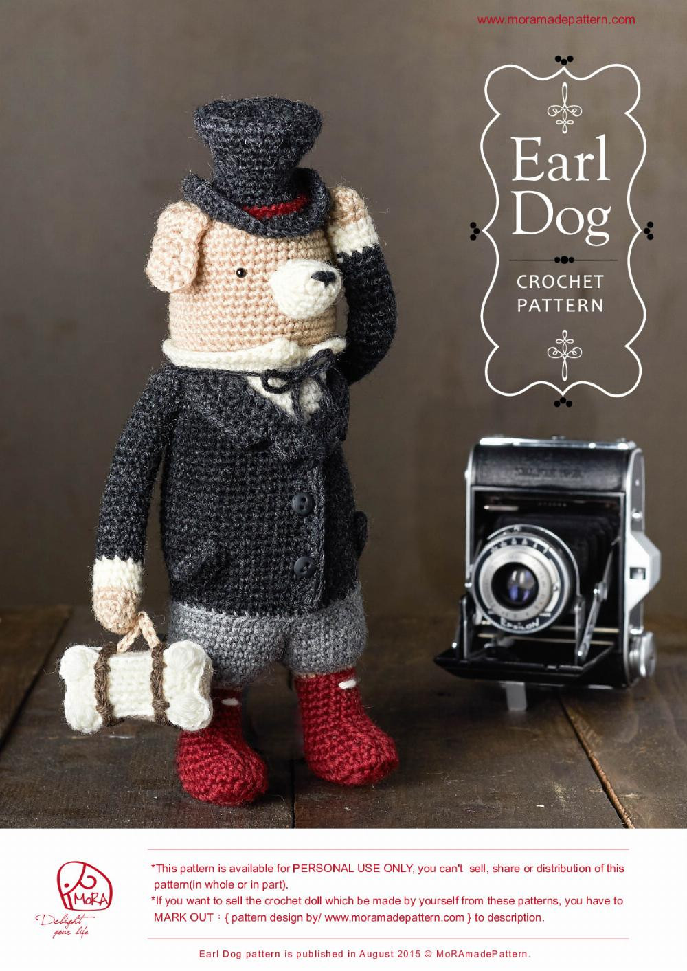 Earl Dog CROCHET PATTERN