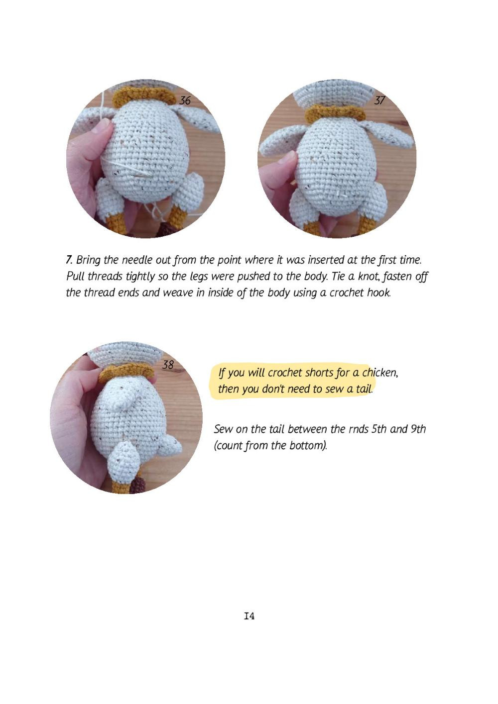 'Easter Chick' crochet toy pattern