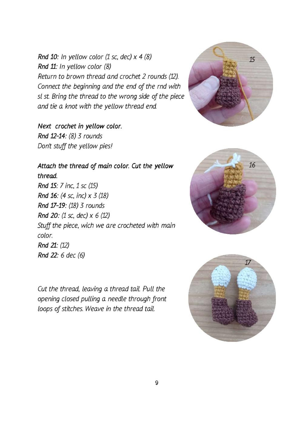 'Easter Chick' crochet toy pattern