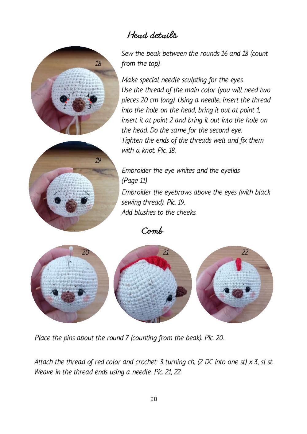 'Easter Chick' crochet toy pattern