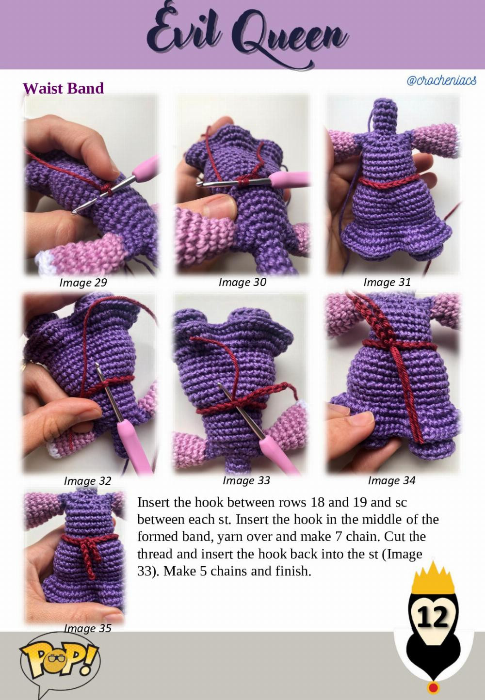 evil queen crochet pattern