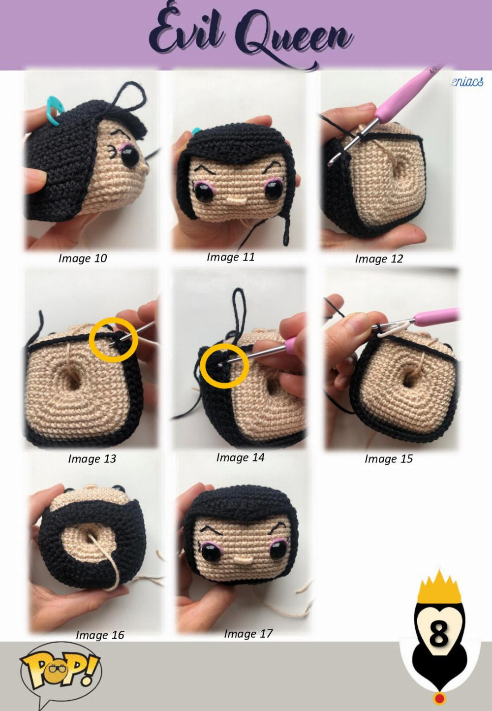 evil queen crochet pattern