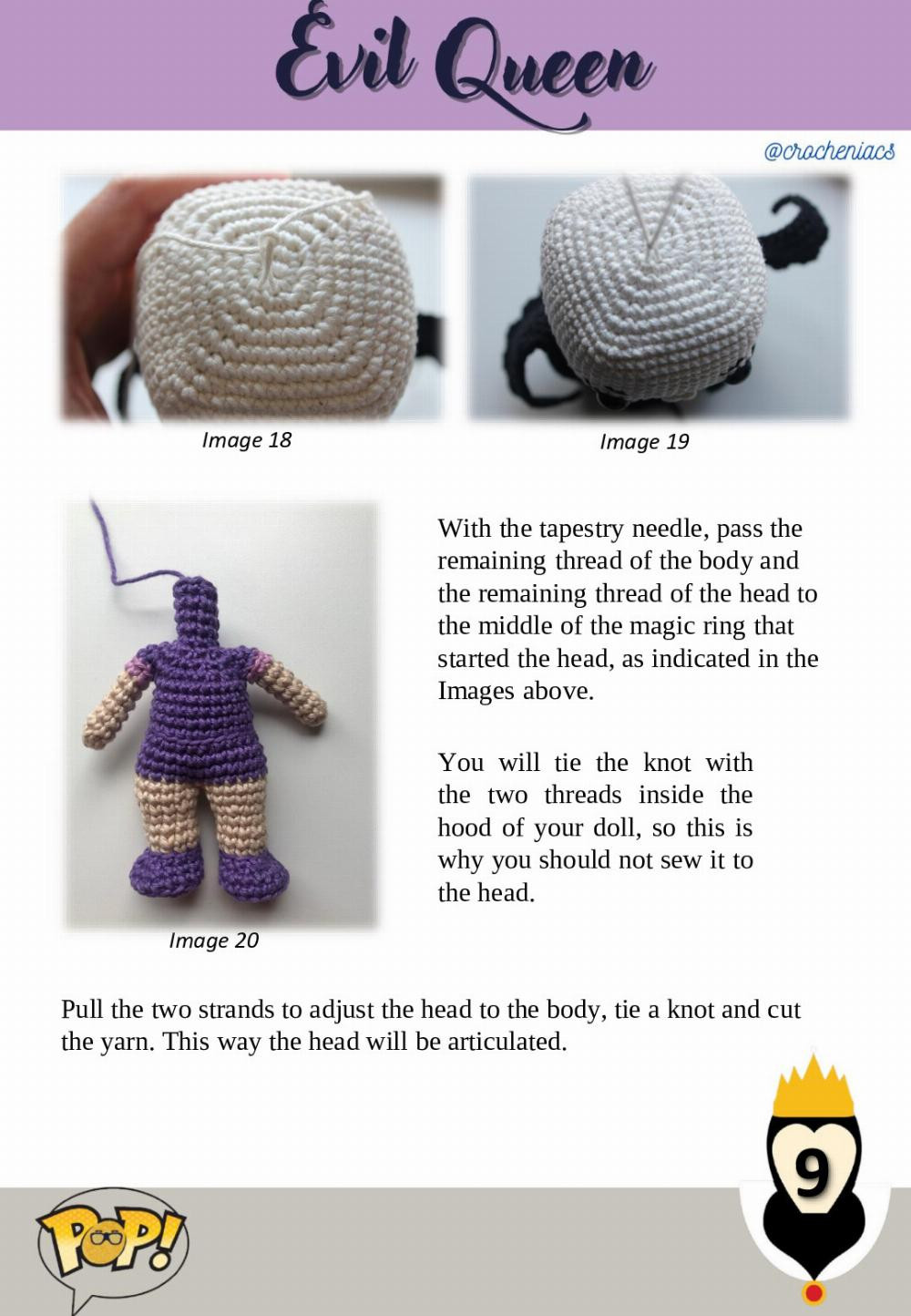 evil queen crochet pattern