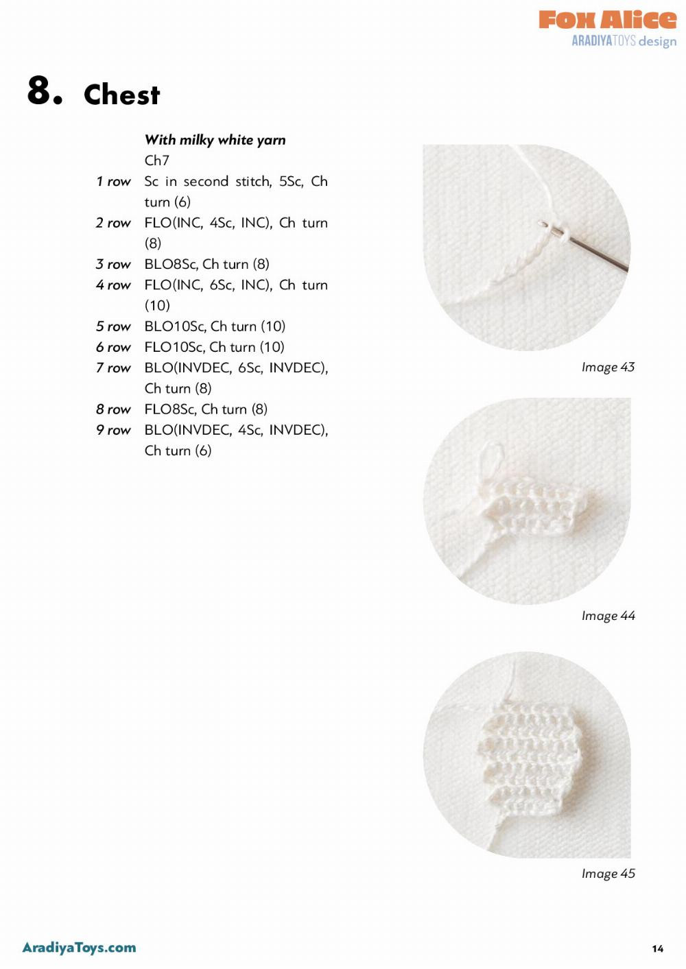 Fox Alice Fox Alice AradiyaToys design AradiyaToys design Crochet pattern