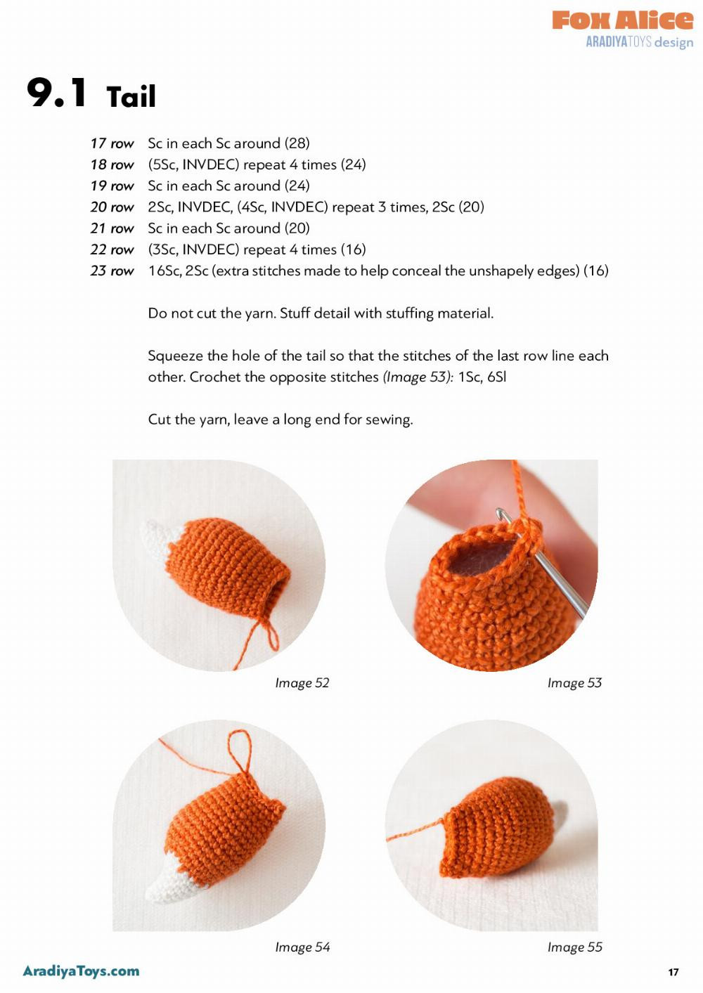 Fox Alice Fox Alice AradiyaToys design AradiyaToys design Crochet pattern