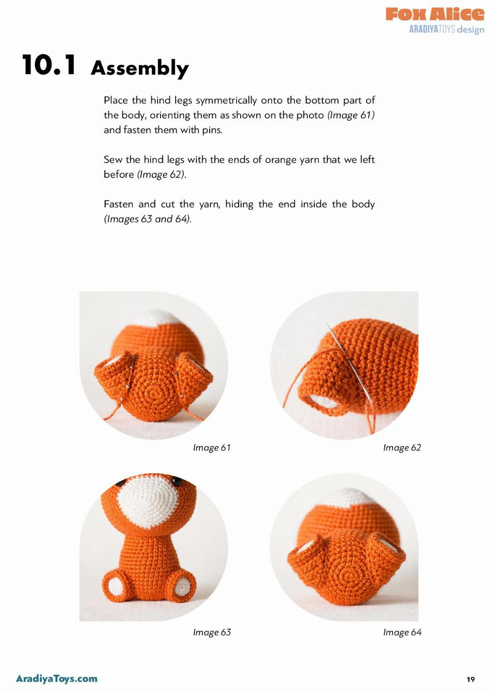 Fox Alice Fox Alice AradiyaToys design AradiyaToys design Crochet pattern