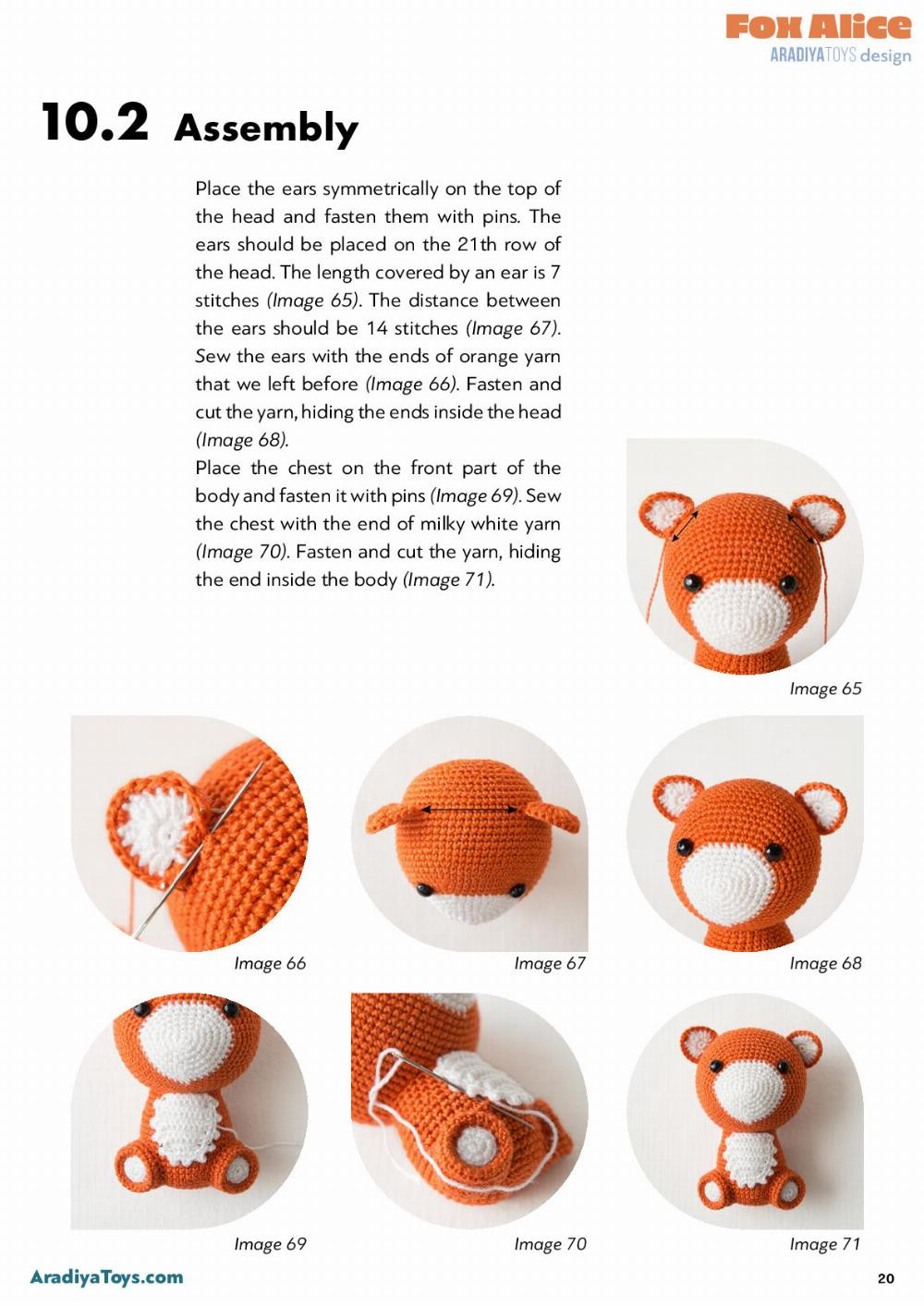 Fox Alice Fox Alice AradiyaToys design AradiyaToys design Crochet pattern