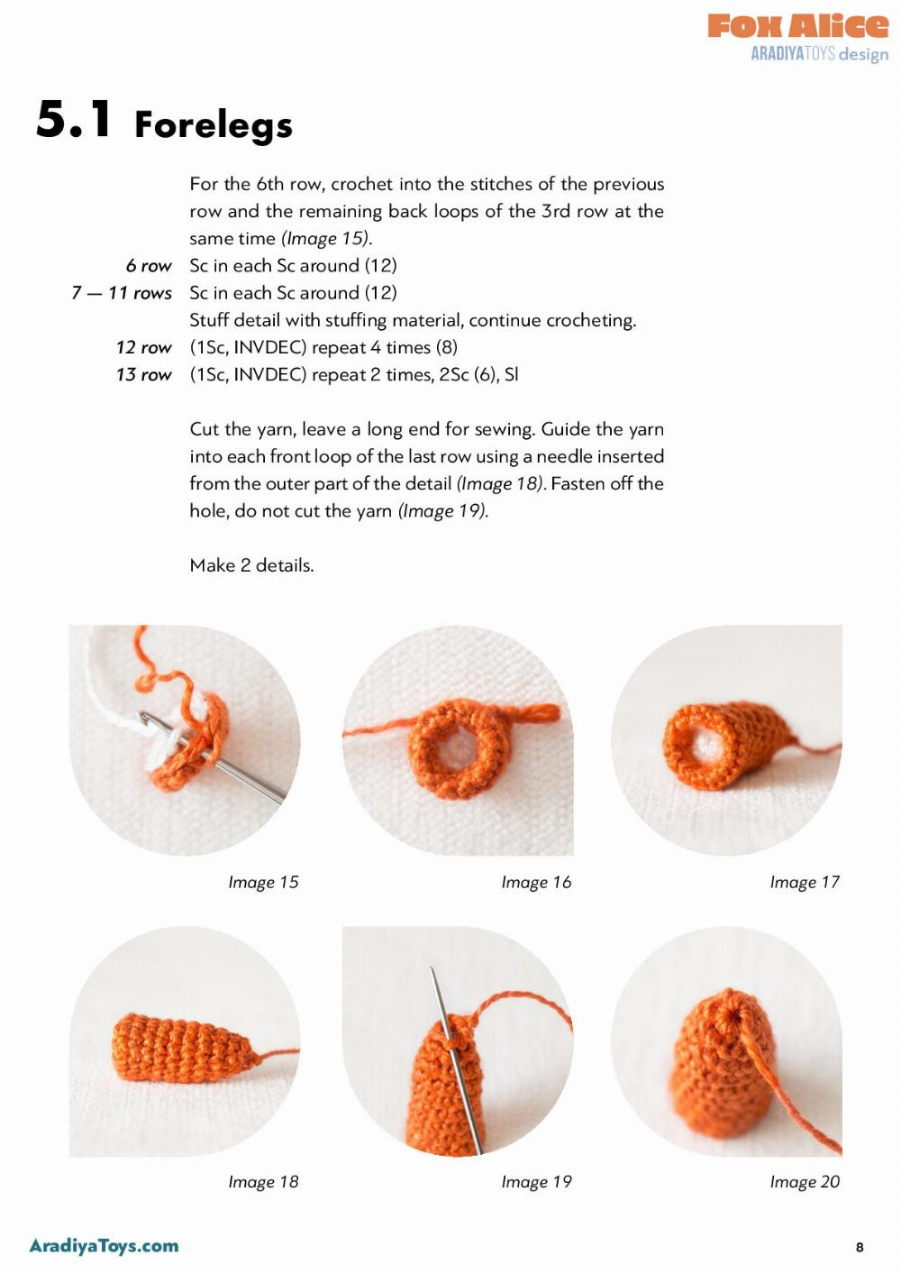 Fox Alice Fox Alice AradiyaToys design AradiyaToys design Crochet pattern