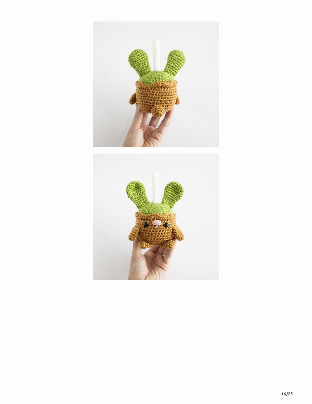 free crochet harvest festival bunnies