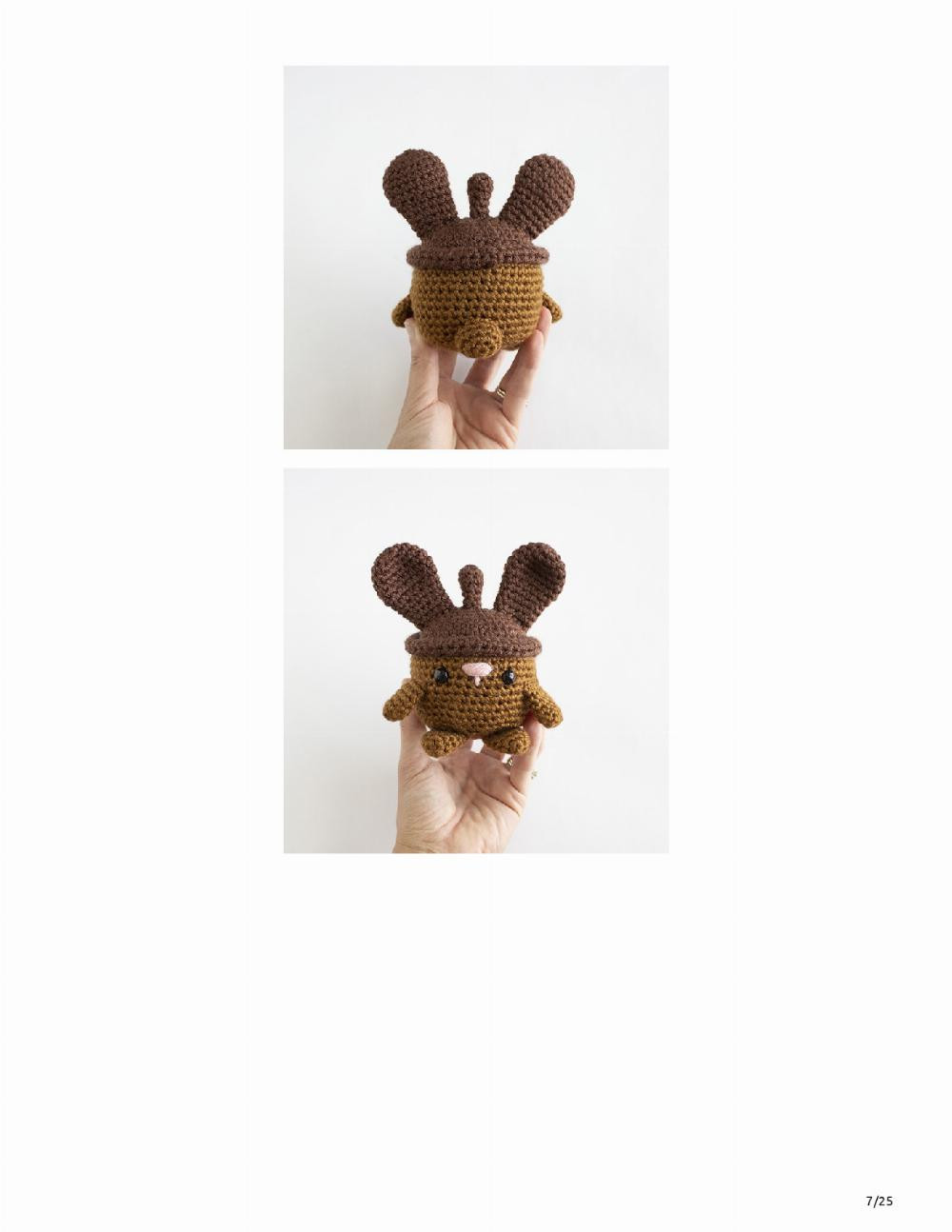 free crochet harvest festival bunnies