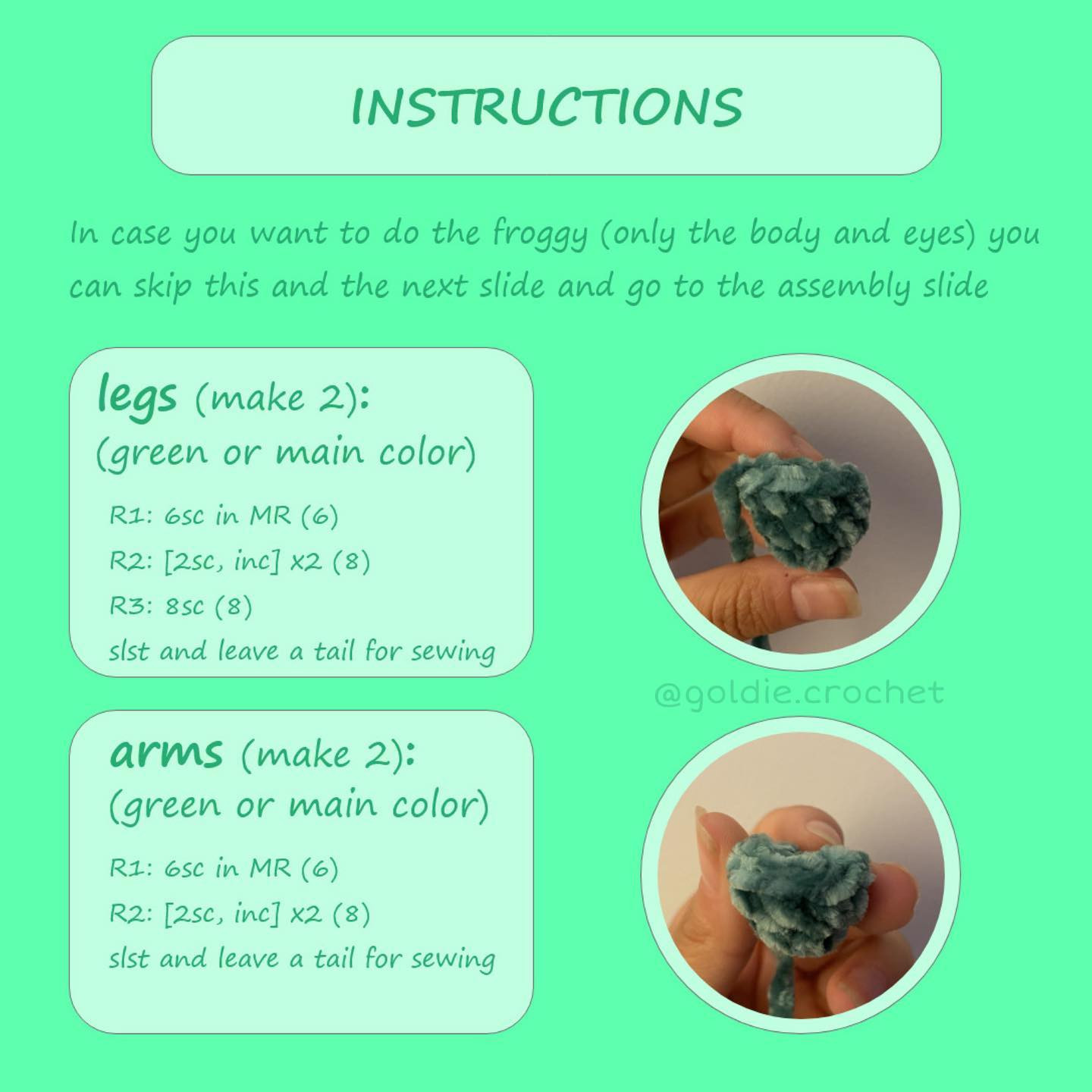 FREE frog pattern