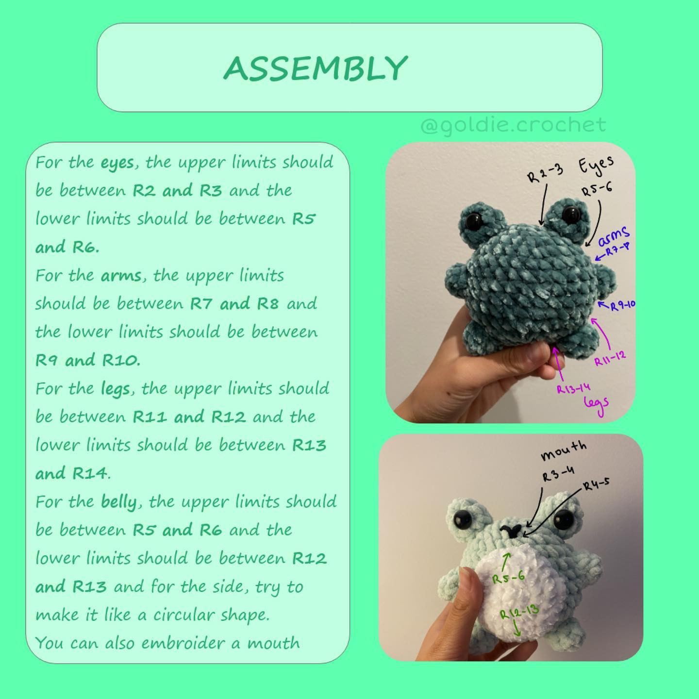 FREE frog pattern