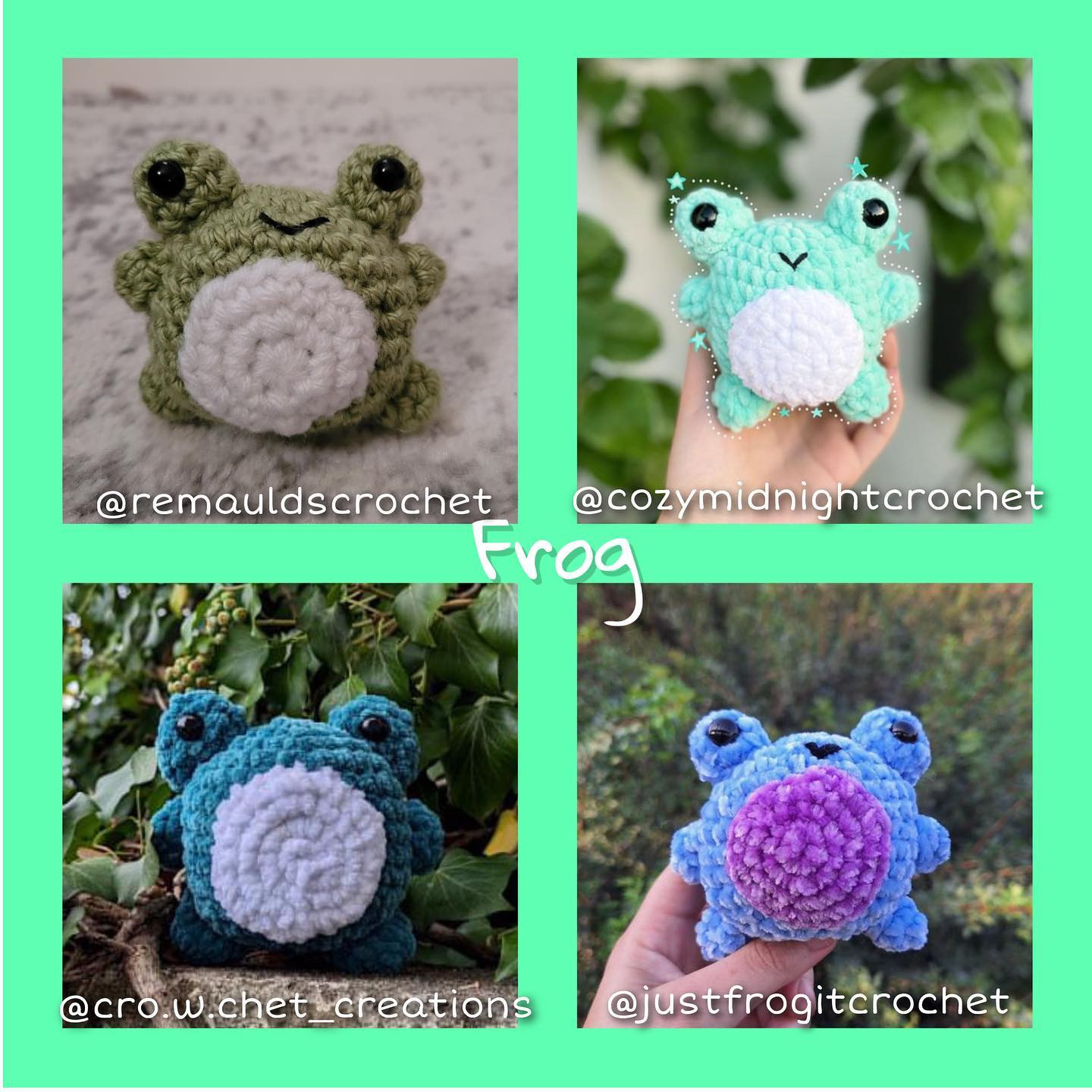 FREE frog pattern