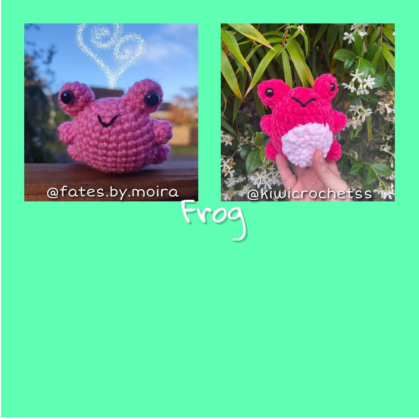 FREE frog pattern