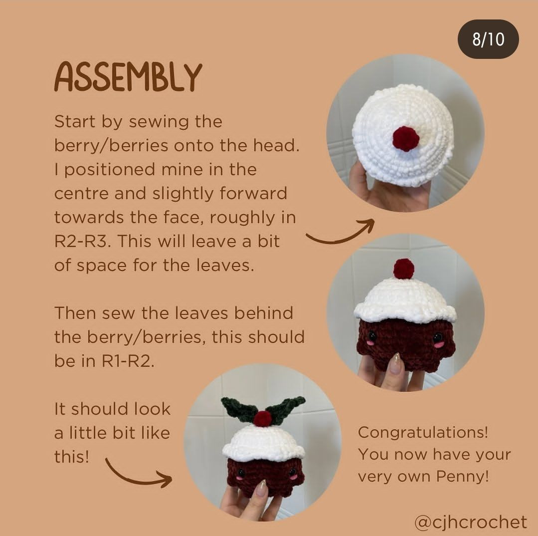 free pattern penny the christmas pudding