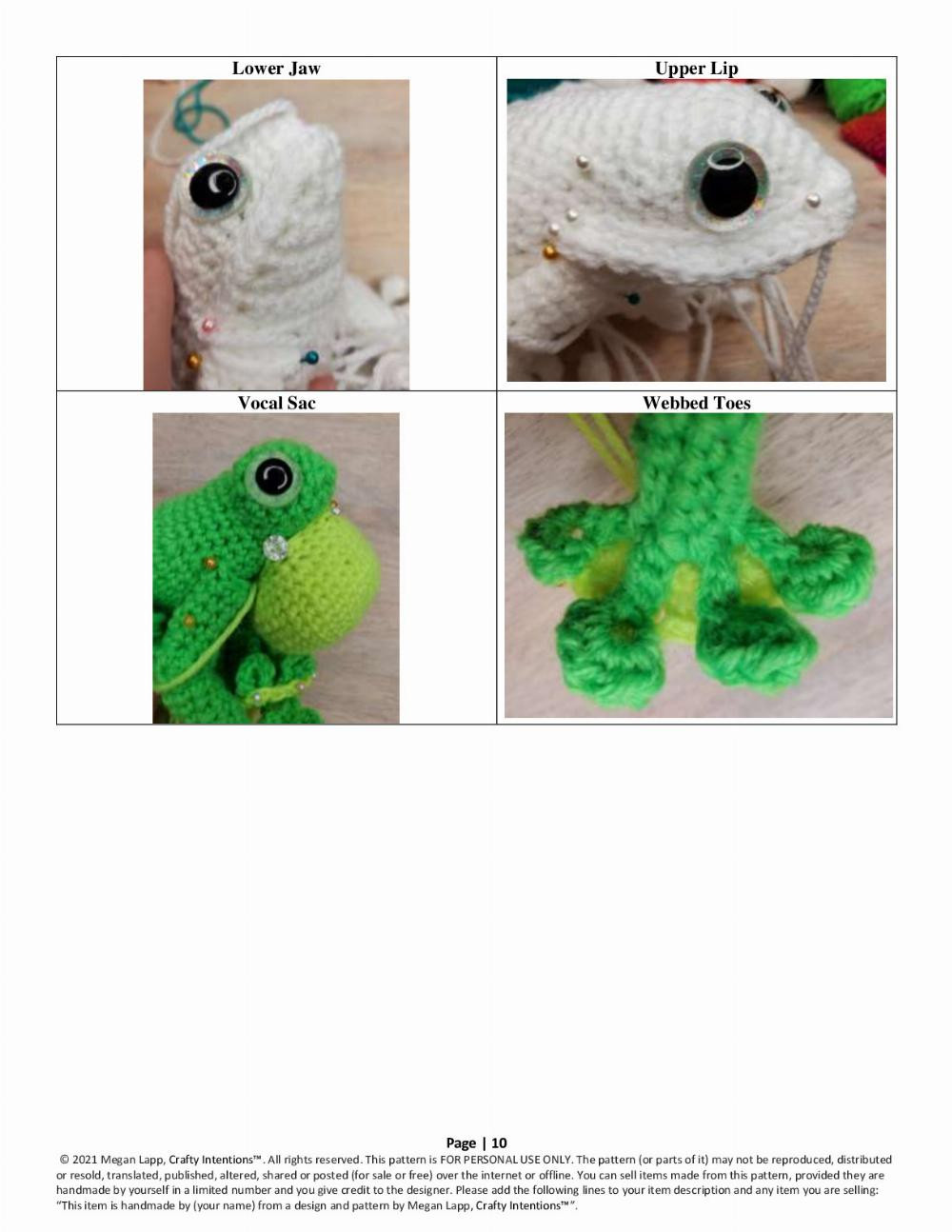 frog crochet pattern