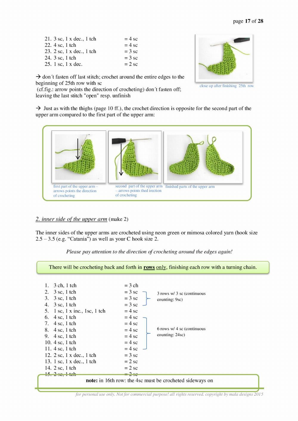 frogs crochet pattern