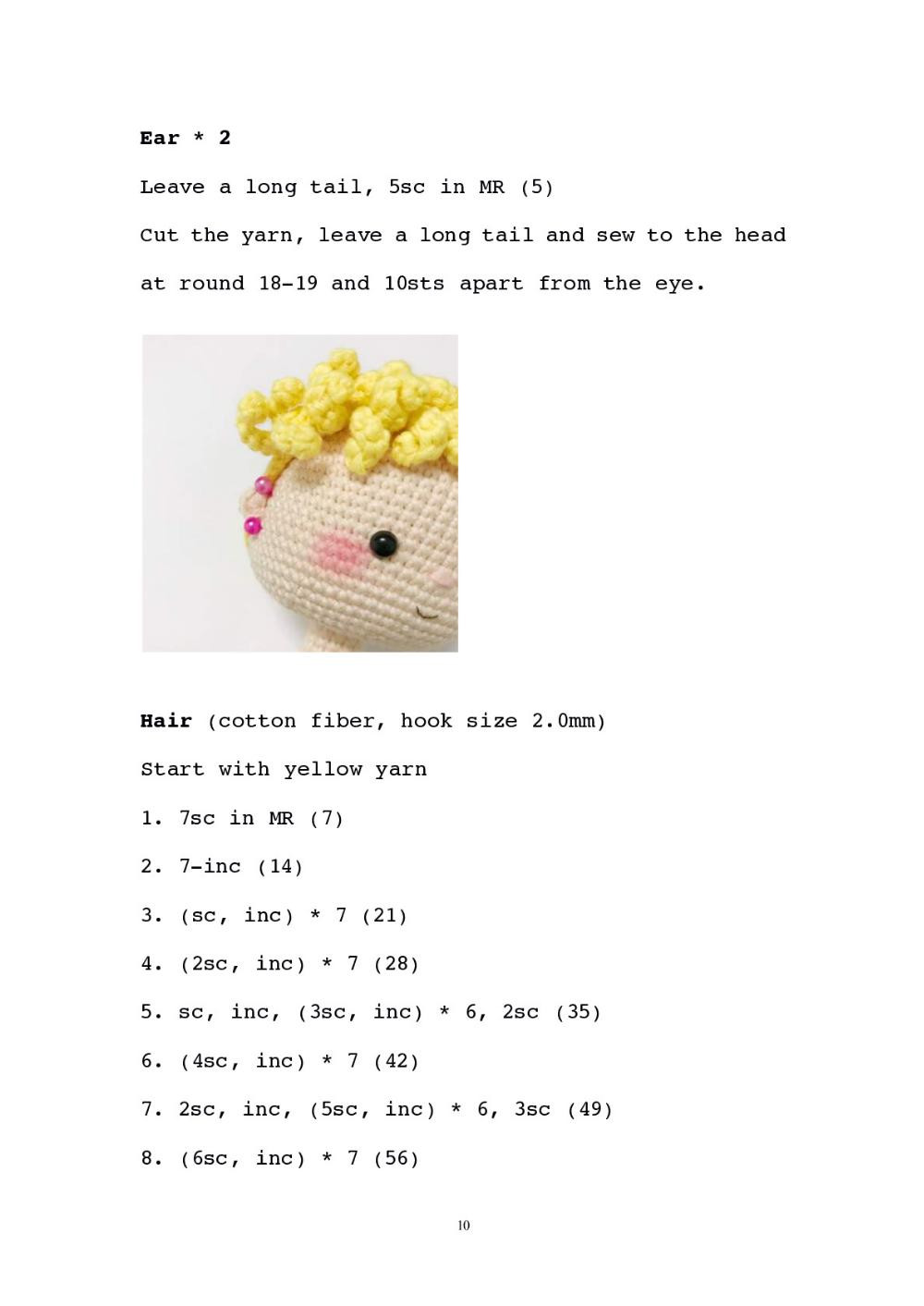 girl candy doll crochet pattern