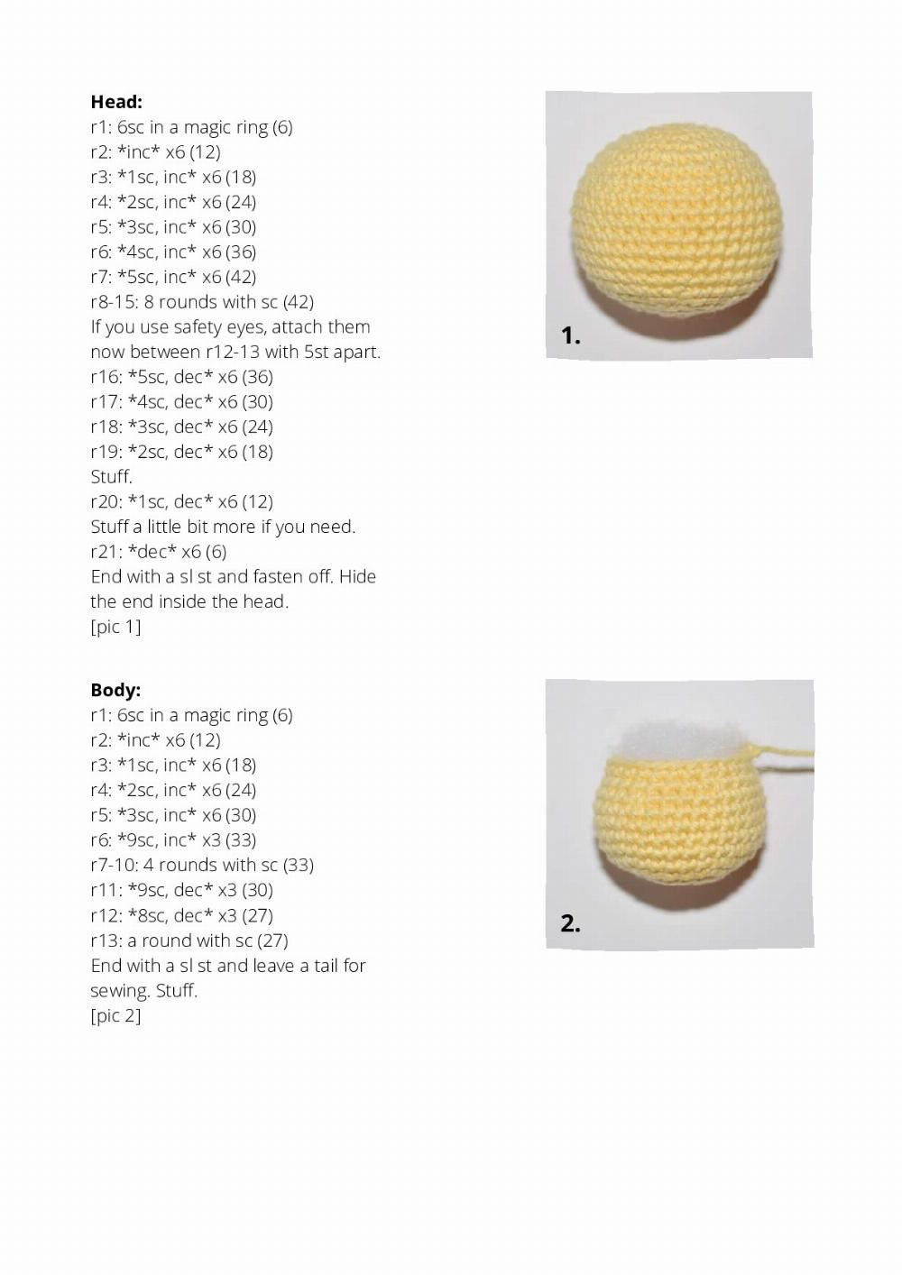 grace the duck crochet pattern